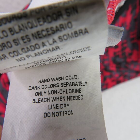 Speedo One Piece Swimsuit Girls 13/14 Racerback Abstract Print Poly Swim‎ Suit - Picture 7 of 10